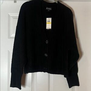 DANIELLE BERNSTEIN Black Women's Cardigan